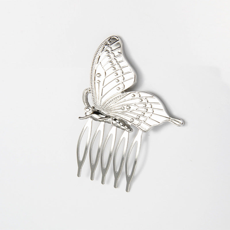 Wholesale vintage diamond hu'die hair comb pearl hairpin